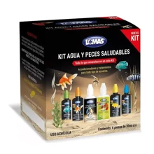 Kit Acondicionador Y Tratamiento De Agua Para Peces Peceras - Multicolor - Ver 1