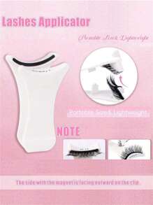 2 件/4 件磁性睫毛带收纳盒，磁性夹套装，外观自然，无需胶水，易于佩戴和取下磁性睫毛套装条状睫毛、睫毛、睫毛、假睫毛 - 眼尾拉長款 - 查看 4