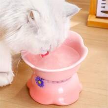 陶瓷猫爱好者和猫妈妈爱碗，猫/狗爱好者礼物和狗/猫妈妈爱宠物饮水/进食碗，5 种颜色可选，猫/狗爱好者礼物和狗/猫妈妈爱宠物用品 - 彩色 - 查看 3