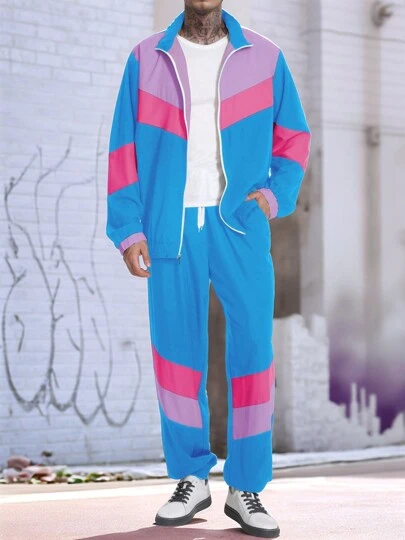 80s Outfit For Men 90s Tracksuit Costume For Halloween 70s