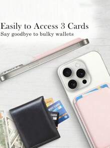 Magnetic Wallet Style Phone Card Holder, Upgraded With 23 Magnets, Compatible With IPhone 16/15/14/13/12 Pro/Pro Max/Plus/Mini Series Phone Cases - Multicolor - View 5