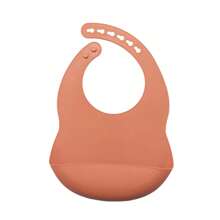 Edible-Grade Soft Silicone Multi-Color Anti-Spill Bibs, Stain Resistant, Shatter Proof, Easy To Carry, Essential For New Parents - Multicolor - View 20