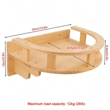 Cat Hammockm, Cat Perch, Cat Wall Lounge Bed, Cat Wall Furniture, Indoor Cat Wall Shelf - Apricot - View 11
