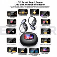Miniso XP7 OWS Translation Wireless Earbuds AI Real Time Face-To-Face Bidirectional Simultaneous Interpretation Wireless Earphones Support Over 150 Languages Translation Headphones Support Playing Music Phone Calls Headphones Earbuds