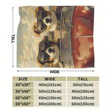 Funny Soft Blanket, Multifunctional Outdoor Blanket - Great For Home Decoration, Outdoor Excursions, Valentine's Day, Christmas, Thanksgiving, New Year's Eve & More - An Amazing Gift