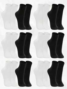 Kit 6,12, 24 Pairs Of Men's High-Top Socks 40-46 Unisex - Nhiều màu - Xem 3