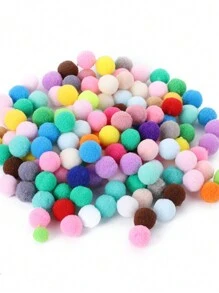 20/50/100pcs Soft Plush Ball Cat Toy Launcher - Interactive Fun - Exercise & Bonding - Great For Indoor Play (Random Color Launcher!) - Multicolor - View 24