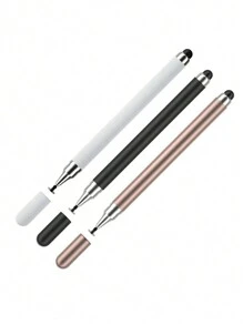 High Precision Silicone Round Disc Tip 2-In-1 Stylus Pen For Phone & Tablet, Capacitive Stylus Pen Compatible With Apple IPad, Tablet, Drawing, Painting, Writing