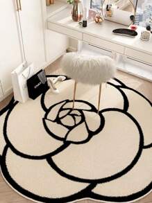 Style Ins ! Tapis de luxe personnalisé mode haute qualité en fausse cachemire, motif de rose nouvelle polyvalent et élégant. Tapis pour berceau, chevet, salon, chambre, salle à manger, buanderie, entrée. Plusieurs tailles, couleurs vives, texture douce et délicate de haute qualité, peau-friendly