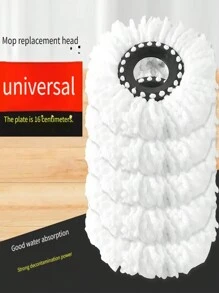 1/2/3/5/6/8 Pc Super Fine Fiber Rotating Mop Head Refills,Compatible With Hurricane Magic Spin Mop & Standard Round Replacement, High Efficient Cleaning, Wet & Dry Use - Multicolor - View 17