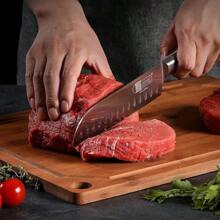 Hiware Extra Large Bamboo Cutting Board For Kitchen, Heavy Duty Wood Cutting Board With Juice Groove,  Bamboo, Pre Oiled, 18" X 12" X 0.6" - 棕色 - 查看 5