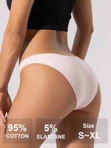 7Pcs/Set Women's Cotton Briefs Panties Underwear Comfortable Breathable Female Lingerie - 彩色 - 查看 2