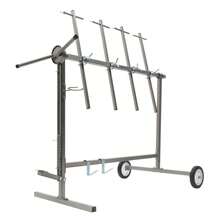 Auto Body Paint Stand Painting Rack Bumper Holder Car Door Hood Panel - Silver - View 4