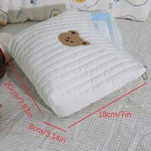 حقيبة وضع الحفاضات والزجاجات للأطفال والماكياج الخاصة بالأمهات، مزينة بطباعة كرتونية للحيوانات وسحّاب، منظم للسفر، قطعة واحدة