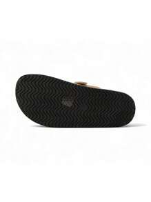 Women's Comfortable Versatile Slip-On Slippers, Suitable For Home, Vacation, Casual Wear, Spring/Autumn - Khaki - View 5