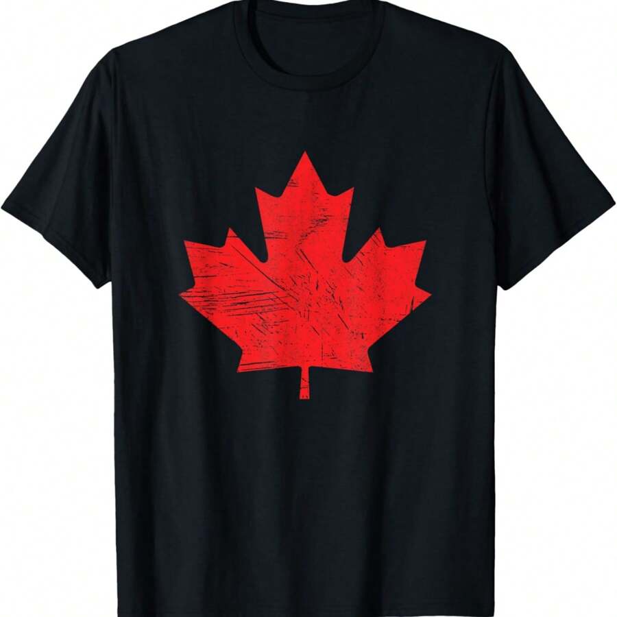 Red Maple Leaf T Shirt Canada Day Edition T-Shirt