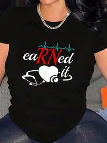 Earned It RN Nurse Nursing Graduation T-Shirt