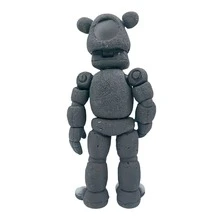 Figura Five Nights At Freddy's Lefty Freddy Articulado Luz - Negro - Ver 2