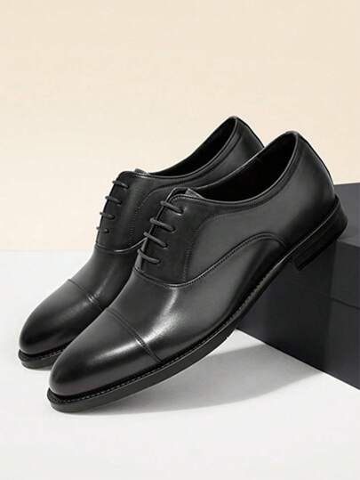 Men's Formal Leather Shoes, Four Season Leather Shoes, Men's Business Shoes, English Formal Shoes, Retro Leather Uppers, Men's Shoes, Soft Soles, Height Increasing Shoes, Youth Fashion, Casual Shoes