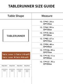1 pieza Camino de mesa, material impermeable con flecos, adecuado para la decoración de la mesa del hogar, bodas, restaurantes, sala de estar