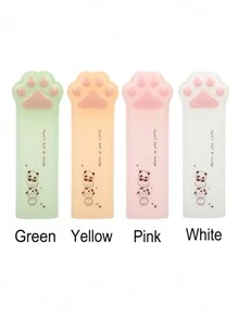 1 个猫爪铅笔盒、文具收纳笔袋、PP 容器、便携式遮光盒、独立式、大容量清洁铅笔盒、DIY 笔筒、PP 塑料笔杯、多功能学校和办公用品、旅行洗漱包 - 彩色 - 查看 11