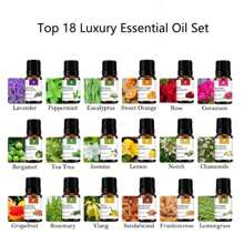 1 Pieza Juego de Aceites Esenciales - Aceites Esenciales 100% Naturales - Perfecto para Difusor, Humidificador, Aromaterapia, Hacer Velas y Jabones DIY, La Intensidad del Olor se Produce Según la Fórmula Estándar, Por Favor Compra Según se Requiera