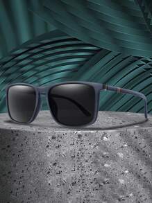 TAMWY 时尚偏光方框眼镜，男士运动眼镜，理想的父亲节礼物选择 - 多色 - 查看 2