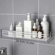 1 pezzo Mensola da bagno, scaffale portaoggetti da bagno, mensola da parete, supporto per scolapiatti e spezie, supporto per fornello