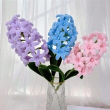 233 件彩色风信子管道清洁花套装 - 婚礼、情人节、母亲节、同学礼物、情人节、节日派对家居装饰的完美组合 - 彩色 - 查看 5