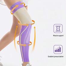 1 قطعة من حماية الركبة، وسادة ركبة لكلا الجنسين مانعة للانزلاق والضاغطة، خفيفة الوزن، تستخدم للضغط واللياقة البدنية والجري والرياضات الخارجية ورقصات وأعمال يومية - متعدد الألوان - مشاهدة 6