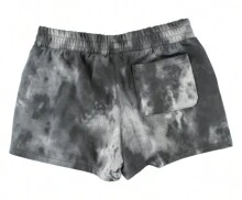 Adidas Originals Shorts Tie Dye Womens Active Shorts - Xám Năm/Đen - Xem 3