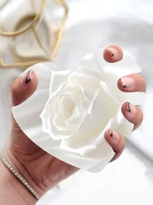 10 件心形指甲圆盘美甲展示卡手工指甲摄影道具纸板按压式指甲沙龙配件美甲技术道具指甲自拍展示板适合美甲师 - 彩色 - 查看 3