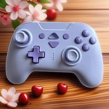 Control inalámbrico recargable para juegos, mando inalámbrico para juegos de PC - Verde - Ver 2