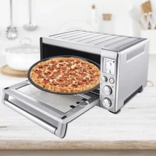 Molde Charola Para Hornear Pizza Perforada Antiadherente - Gris - Ver 4