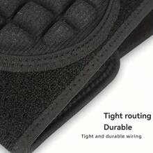 1pc- Adjustable Compression Elbow Brace Pad, Breathable Thickened Sponge, Open Wearing Elbow Pad For Fitness, Volleyball, Basketball, Dancing, Tennis, Arm Brace Pad, Elbow Support Band For Men & Women ( Black,Weight:40-90kg) - Black - View 8