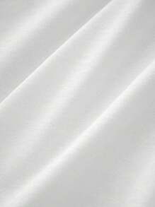 220g Heavyweight Pure Cotton Anime Style T-Shirt - Stylish Girl With Japanese Text Print - White - View 4