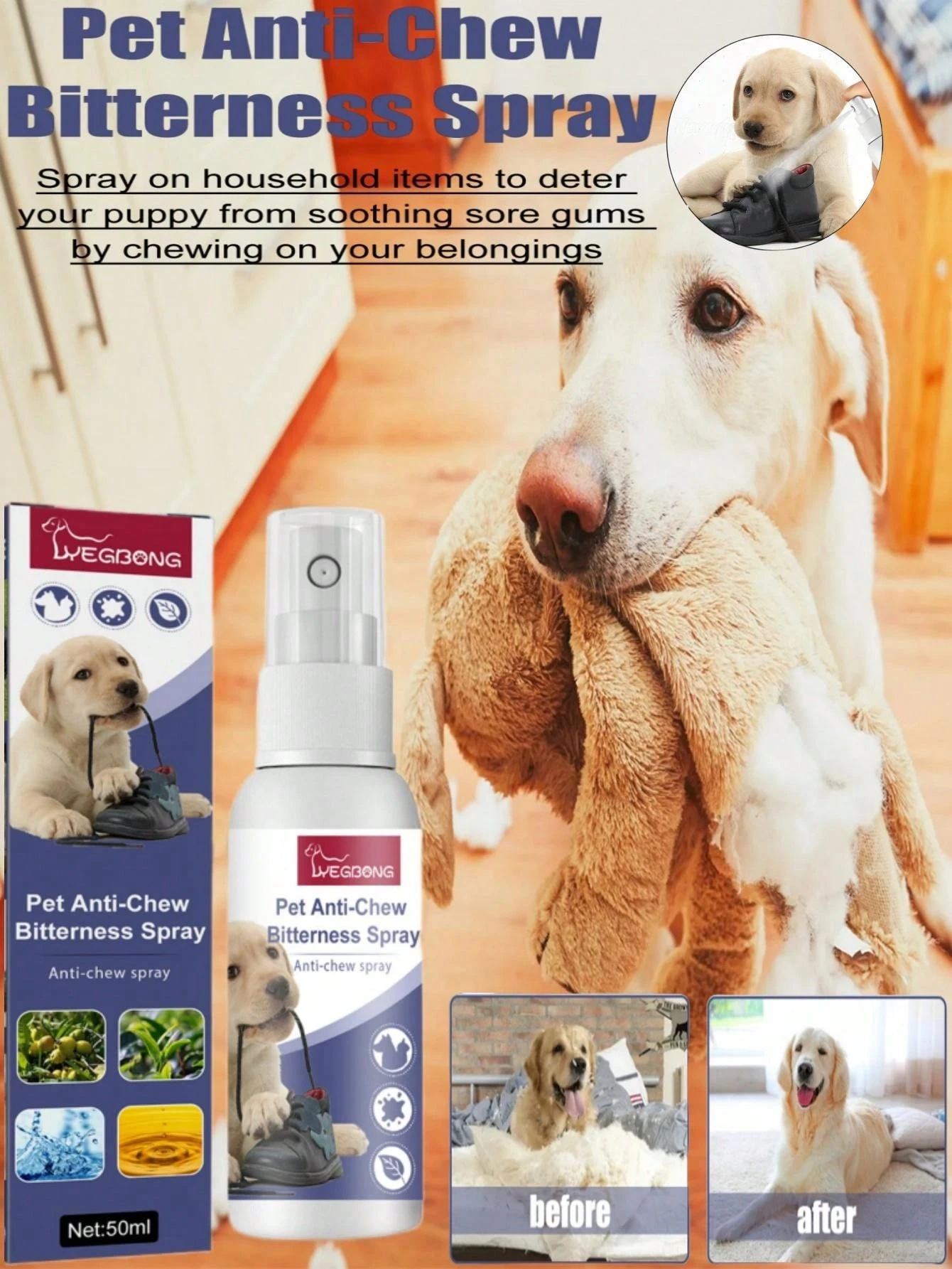 Bodhi Dog Make Your Own Bitter Apple Spray Bodhi Dog Premium Bitter Apple  No Chew Spray Togo Ubuy