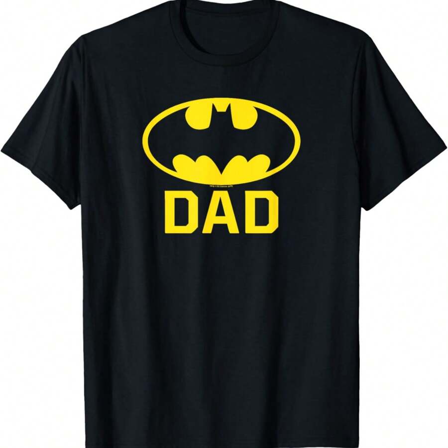 Bat Dad T-Shirt - Black - View 1