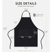 Aprons - Black/White - View 3