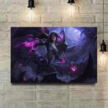 Framed Arcane Anime Poster Poster Jinx And Vi Poster Canvas Prints Battle Of The Two Cities Wall Art For Home Office Living Room Decorations - Framed - View 7