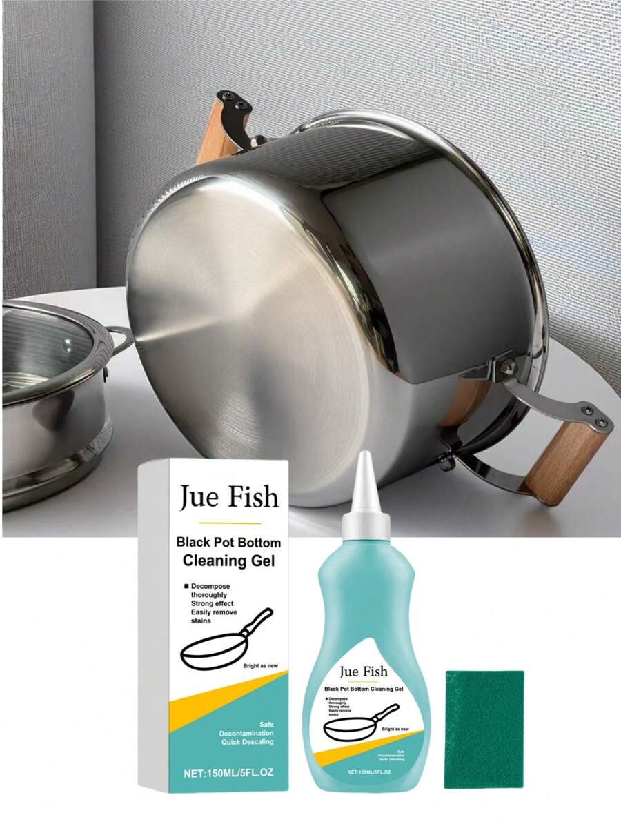 Cookware Cleaning Paste Kitchen Stainless Steel Pots And Pans Cleaning Rust Removal Stain Fragrance Cleaning Paste - Multicolor - View 1