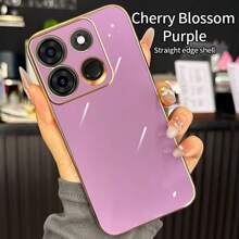 Phone Case, New Luxury, High-End, Sturdy, , Shock Resistant, Heavy-Duty TPU Soft Protection Back Cover, Shock Resistant For Phone Case, New Luxury, High-End, Sturdy, , Shock Resistant, Heavy-Duty TPU Soft Protection Back Cover, - Purple - View 2