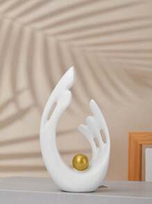 1/2 件现代抽象雕像和雕塑，适合入口、餐桌、客厅、办公室、卧室、厨房、斯堪的纳维亚风格家居装饰，适合作为婚礼/乔迁礼物