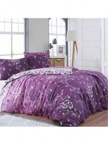 Bedspreads Bedding Set (1 Bedding Set And 2 Bedding), 200x200 Cm, Comfortable, Breathable, Ideal For Bedrooms - Purple - View 2