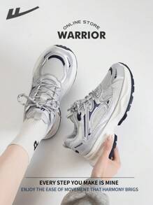 Fashionable Retro Sports Shoes For WomenSpring And SummerLightweightComfortableBreathableRunning ShoesModest StyleCasual Yet SleeksneakersApplicable Throughout The Yearwear-ResistingAll-Day WearTraining Sneakers