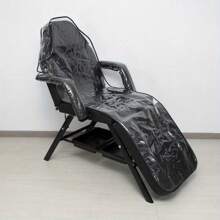 Premium Plastic PVC Protective Cover For Beauty Bed - Clear With BLACK Trim - Transparency - View 7