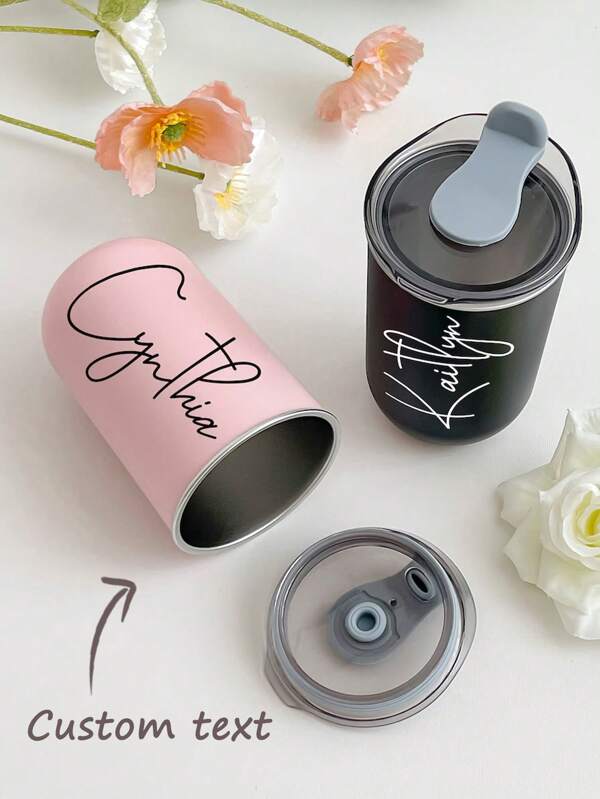 Tazza isolata personalizzabile con testo/grafica in acciaio inossidabile, tazza diritta adatta per bevande calde/fredde, per uomo e donna, regalo di San Valentino, ornamentale, riutilizzabile, multifunzionale, facile da pulire, elegante, raffinata, di alta qualità, personalizzata, unica, regalo ideale per lui, lei, fidanzato, fidanzata, papà, mamma, famiglia, amici, figlio, figlia, studenti, lavoratori, bambini, ufficio, sala da tè, scuola, casa