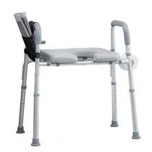 Asiento elevado de inodoro con reposabrazos acolchado, elevador de asiento de inodoro de altura ajustable, asiento de inodoro elevado de 300 libras para personas mayores y discapacitadas, vuelta al colegio