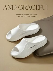 Men's New EVA Sports Slide Slippers, Casual Strap Sandals For Summer Home, Fashion Soft Bottom Non-Slip Outdoor Beach