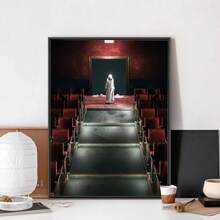 1pc Wall Arts Posters Vintage Game Psycho Break The Evil Within Wall Art Decoration Printed Posters Frameless Club Bar Retro Mural Bedroom, Canvas Art, High Quality, Without Frame/With Frame ,Wall Art With Frame